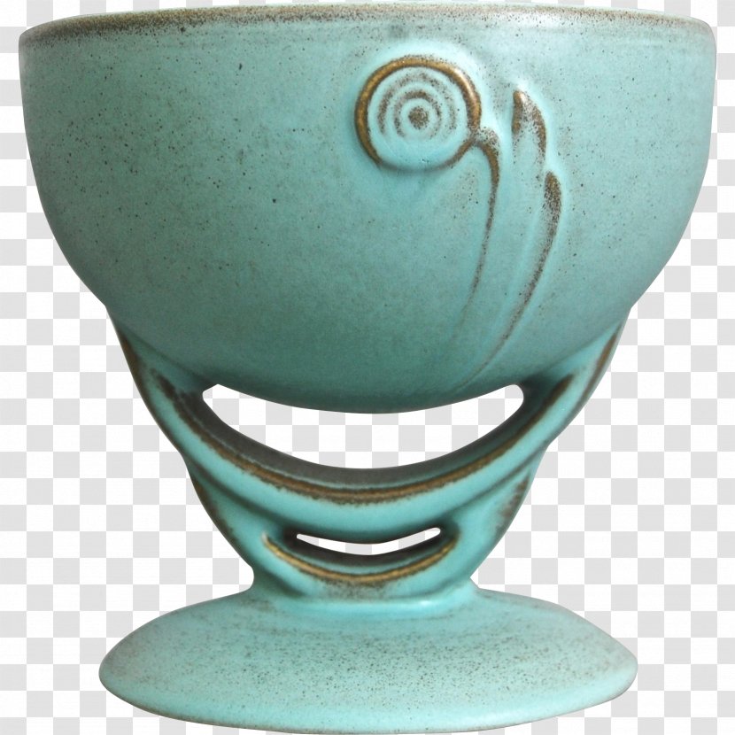 Ceramic Glass Tableware Pottery Turquoise - Teal - Chalice Transparent PNG