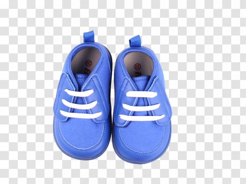 Sneakers Shoe Infant Sportswear - Electric Blue - Big Stick Tether Loop Baby Shoes Transparent PNG