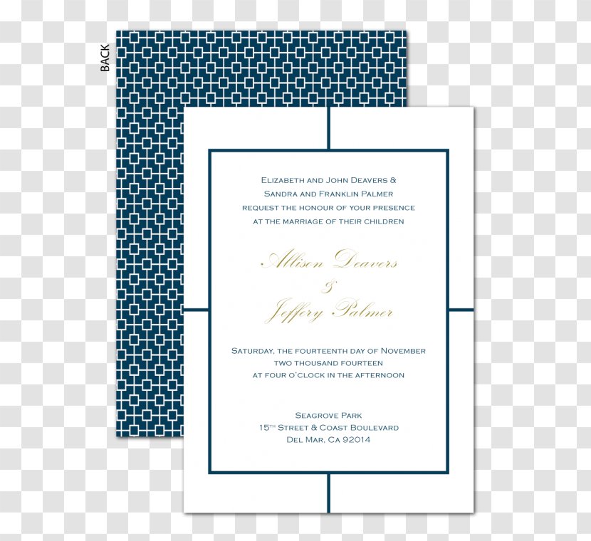 Wedding Invitation Paper RSVP Convite Transparent PNG