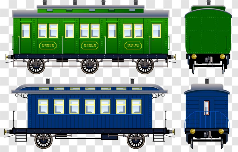 Train Rail Transport Railroad Car Cartoon - Cargo - Bus Transparent PNG