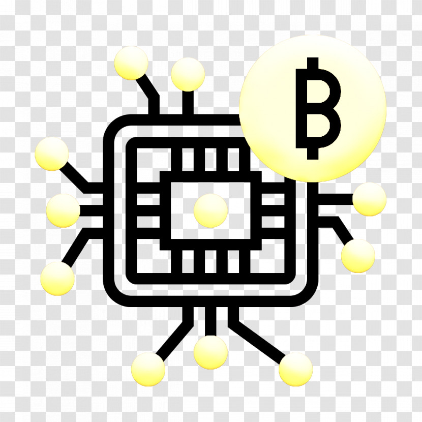 Blockchain Icon Microchip Icon Transparent PNG