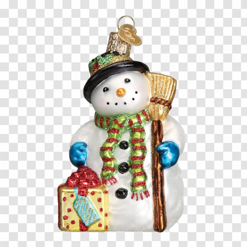 Santa Claus Christmas Ornament Snowman Decoration - Hand Painted Transparent PNG