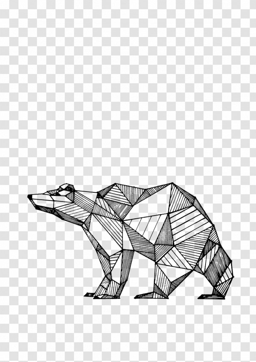 Drawing Animal Bear St Peter's Church Of England Aided School Clip Art - Geometrical Transparent PNG