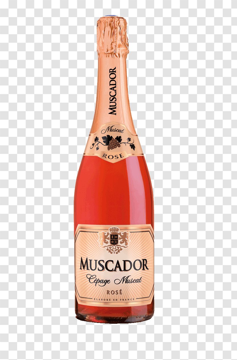 Champagne Muscat Rose à Petits Grains Rosé Wine - Cellar Transparent PNG