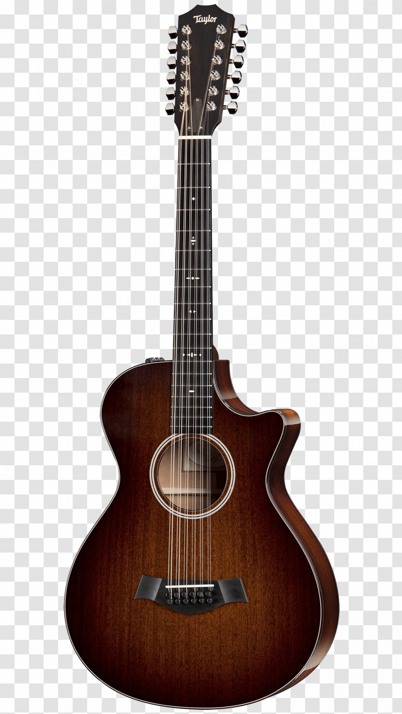 Acoustic-electric Guitar Taylor Guitars Acoustic Grand Auditorium 224ce-K DLX - Flower Transparent PNG