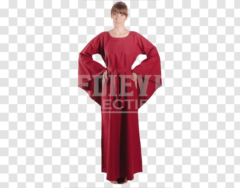 Slip Middle Ages Dress Sleeve English Medieval Clothing - Skirt Transparent PNG