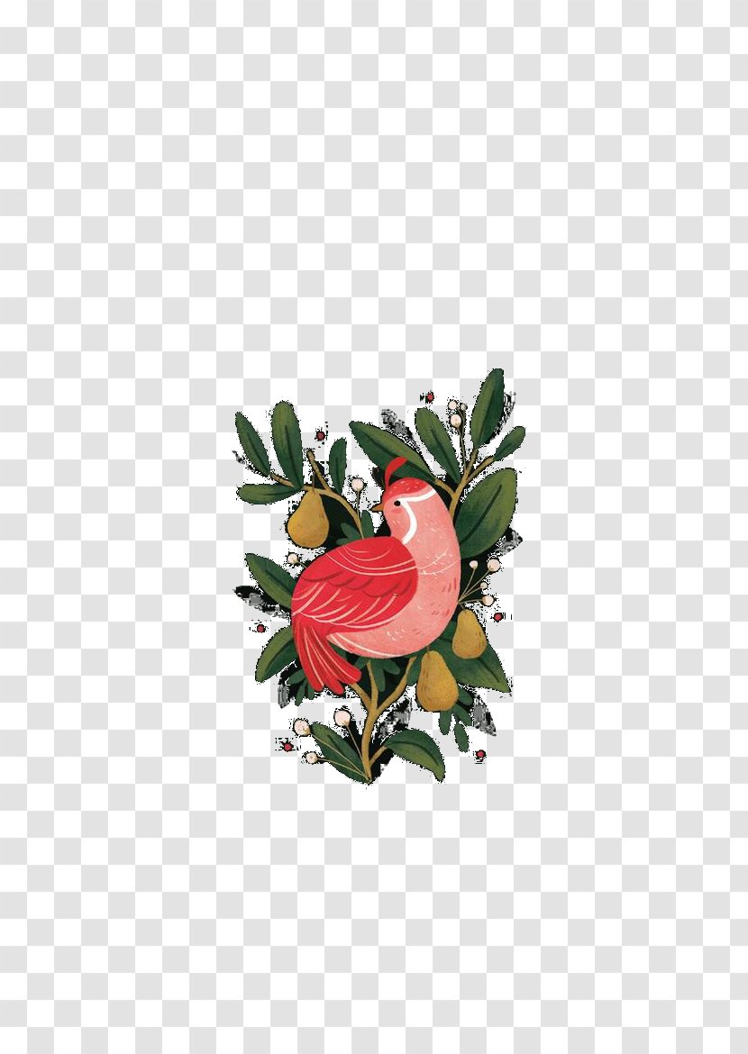 Chicken Download Floral Design - Rooster - Flowers In Chickens Transparent PNG