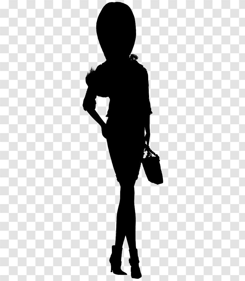 Silhouette Image - Woman - Standing Transparent PNG