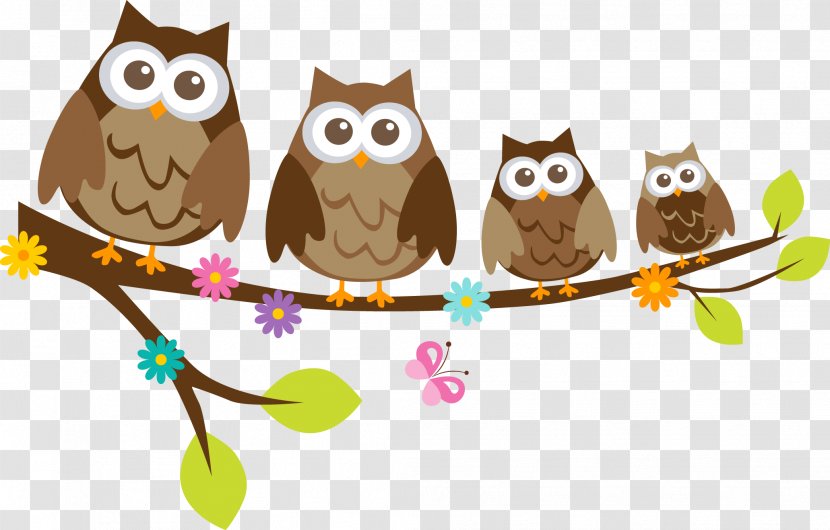 Little Owl Clip Art Vector Graphics Happy Birthday, - Animal Transparent PNG