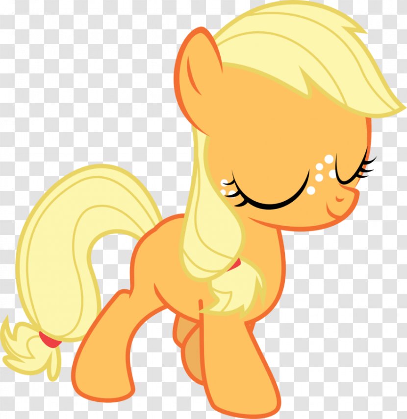 Applejack Pony Rarity Rainbow Dash Filly - Tail - My Little Transparent PNG