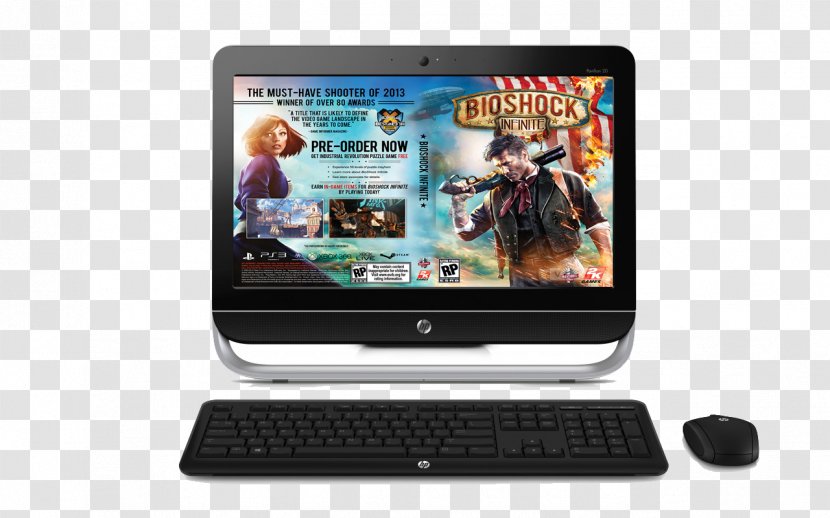 Laptop BioShock Infinite Personal Computer Hardware Output Device - Bioshock Transparent PNG