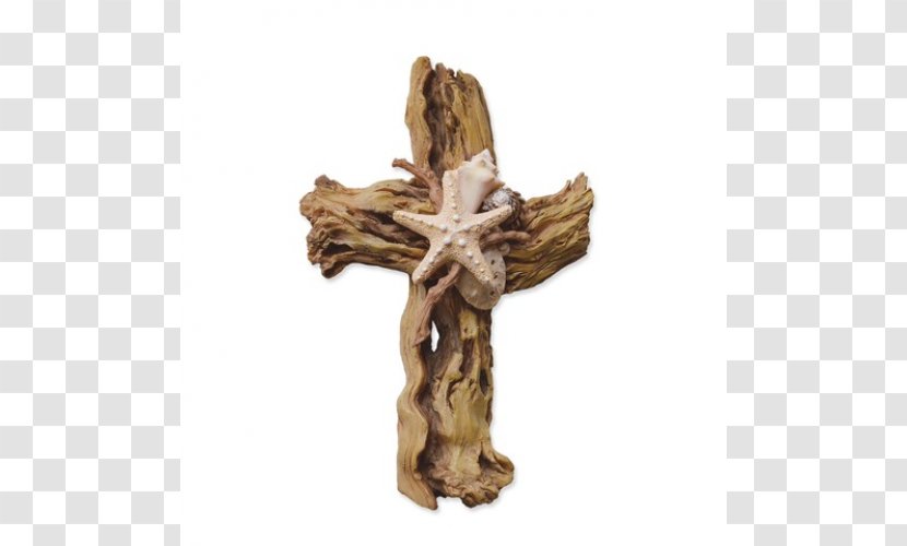 Crucifix Driftwood Seashell Amazon.com Christian Cross - Christianity Transparent PNG
