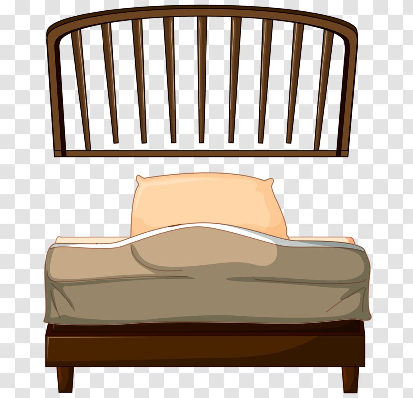 Bed Royalty-free Illustration - Royaltyfree - Sofa And Fence Transparent PNG
