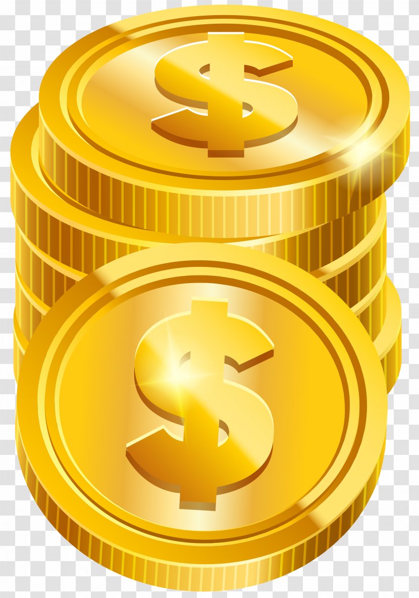 Coin Gold Material - Symbol - Flying Transparent PNG