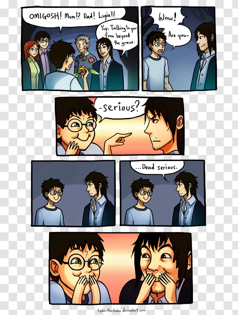 Harry Potter Comics Cartoon Hermione Granger Albus Dumbledore - Frame Transparent PNG