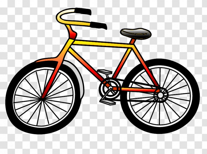 Bicycle Drawing Transport - Drivetrain Part Transparent PNG