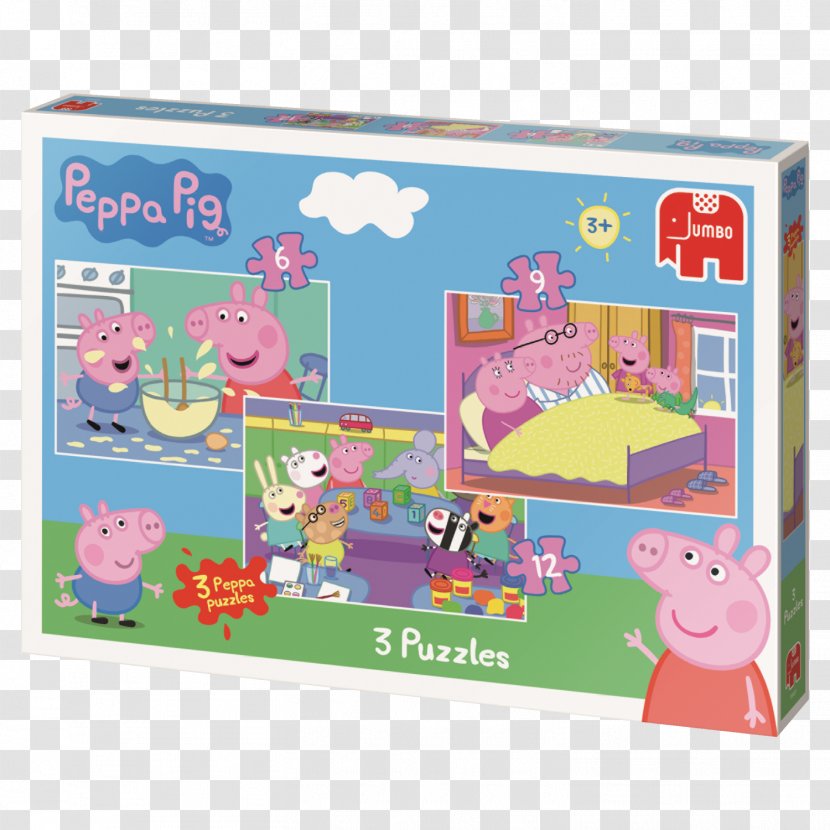 Jigsaw Puzzles Daddy Pig George Mummy - Puzzle Video Game - Toy Transparent PNG