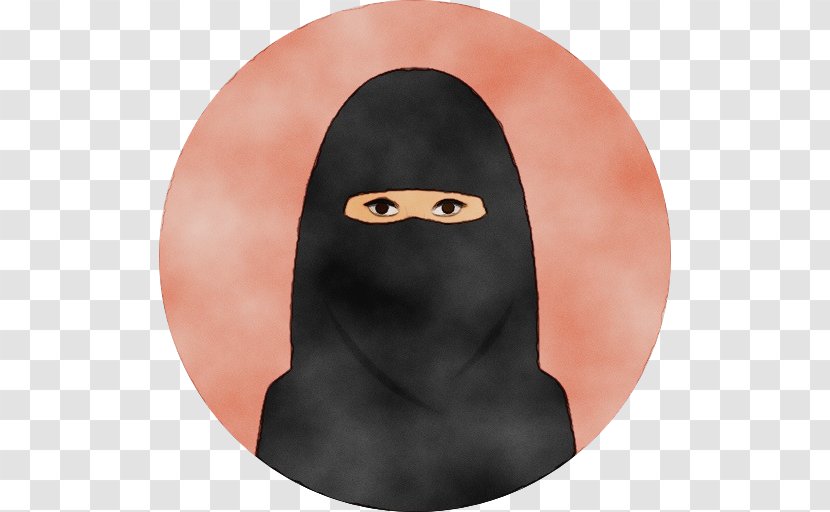 Woman Face - Wet Ink - Mask Costume Transparent PNG