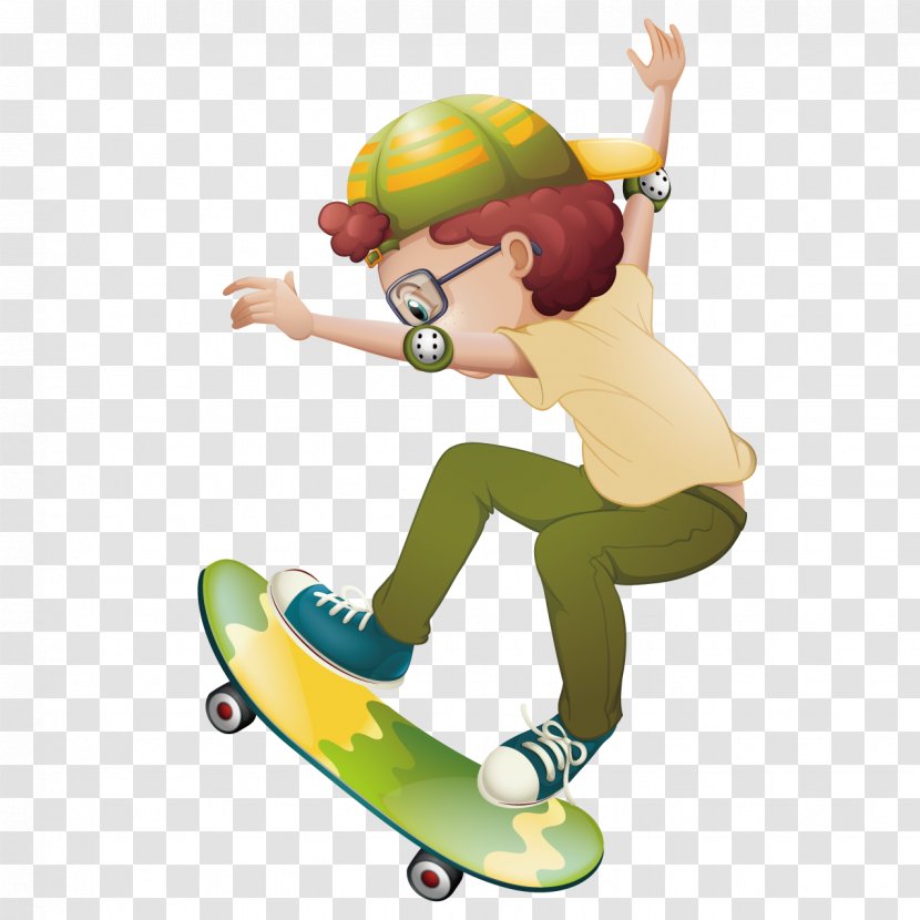 Skateboarding Royalty-free Illustration - Skateboard - Boy Transparent PNG