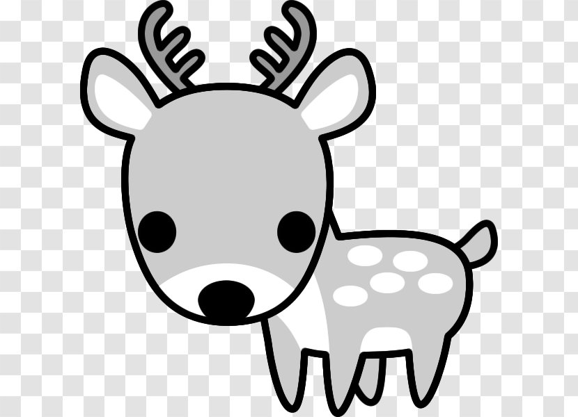 Clip Art Illustration Drawing Reindeer Painting - Deer Transparent PNG