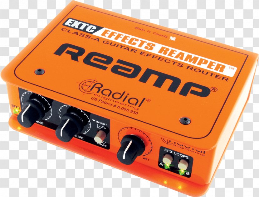 Radial EXTC-SA Re-amp JCR Engineering Jdi Duplex Mk4 Stereo Direct Box Effects Processors & Pedals - Electronics Accessory - Light Transparent PNG