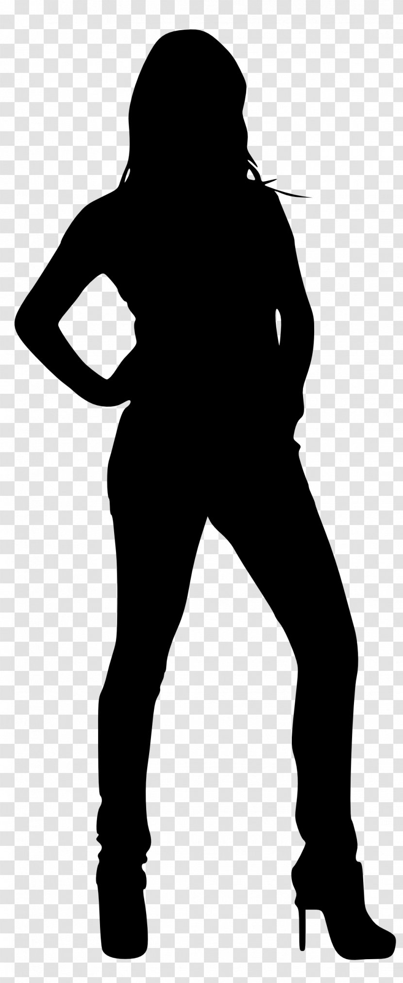 Silhouette Woman Female Clip Art - Silhoutte Transparent PNG