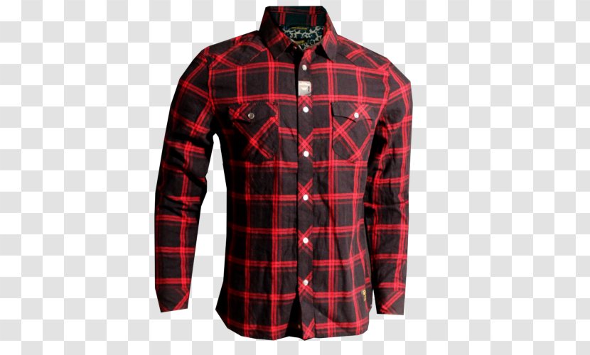 Tartan Sleeve - Red Check Transparent PNG