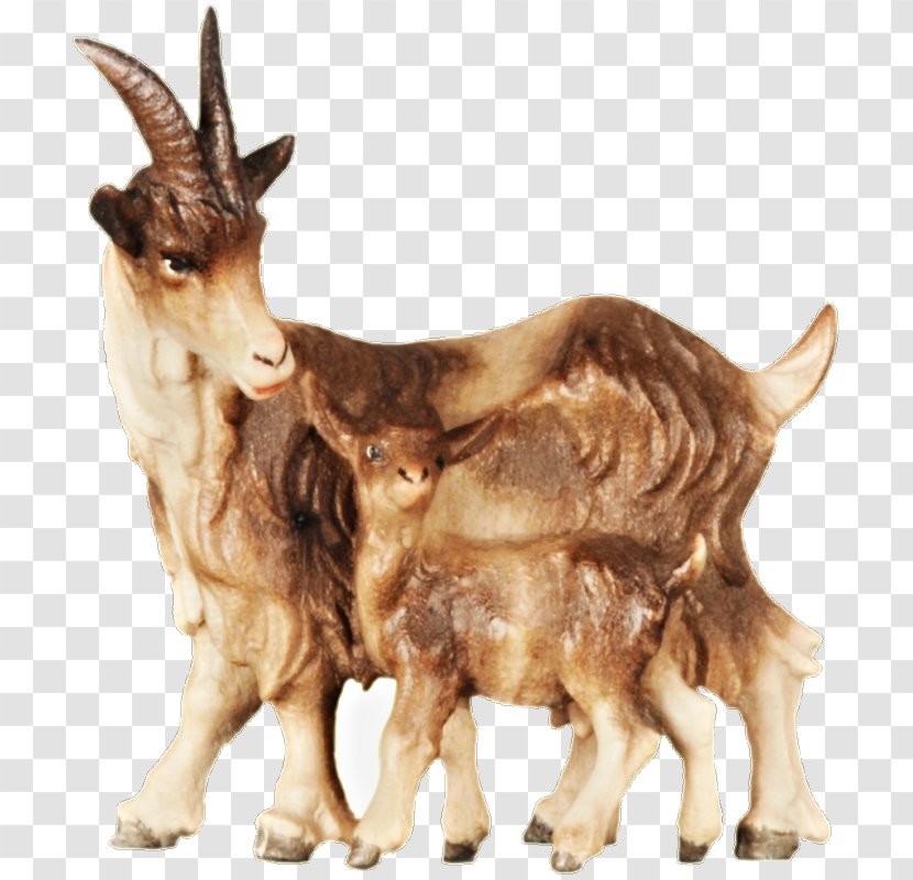 Goats Bethlehem Nativity Scene Boer Goat Wood - Wildlife Transparent PNG