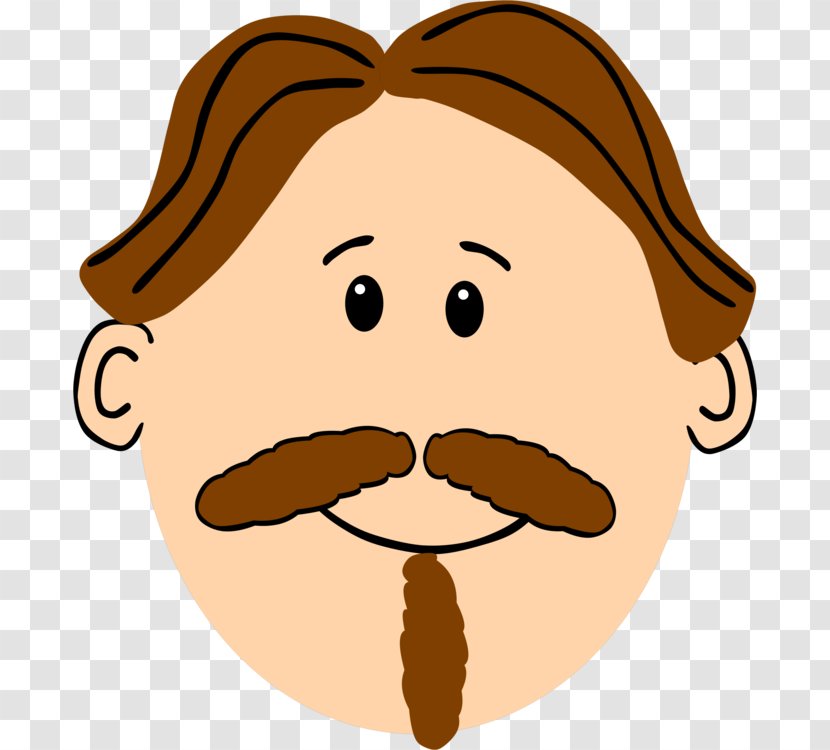 Clip Art Moustache Openclipart Hair Free Content - Goatee Transparent PNG