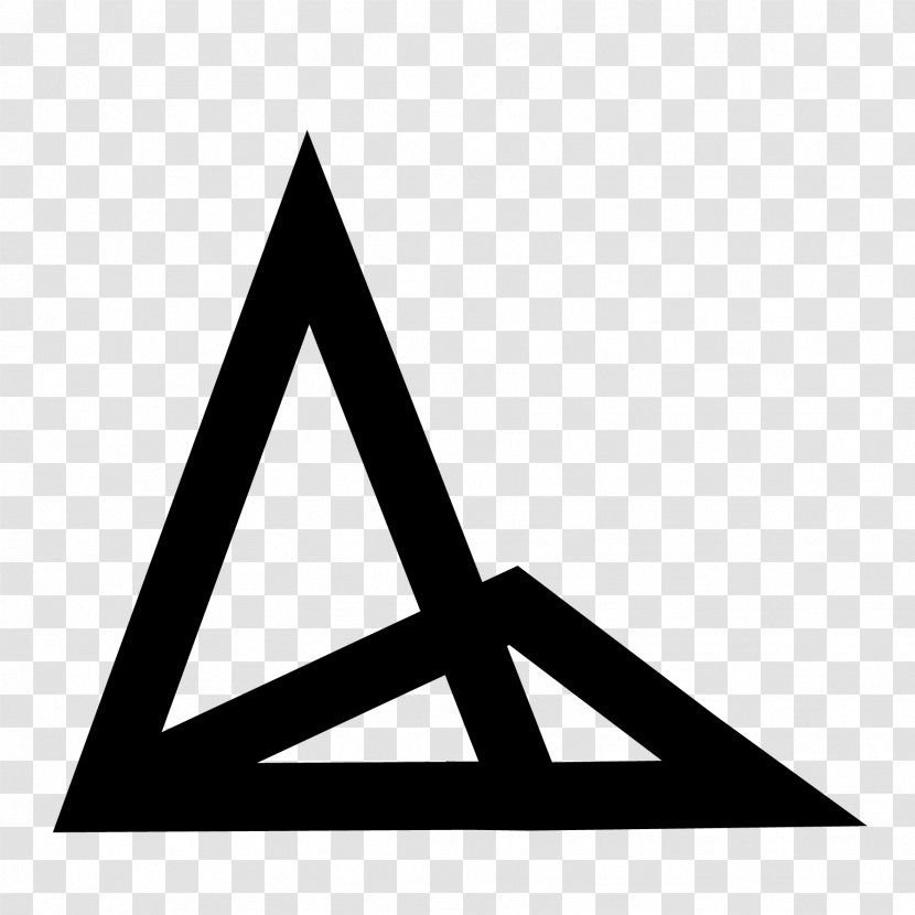 Triangle Logo Brand - Monochrome Photography Transparent PNG
