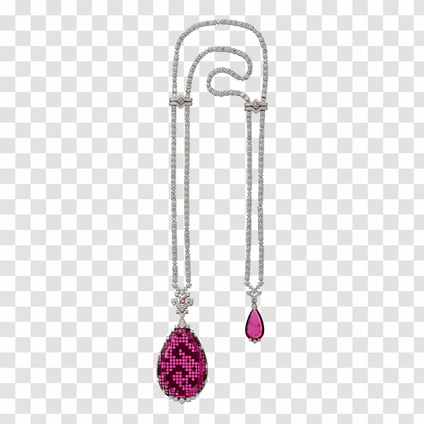 Earring Cartier Amethyst Necklace Jewellery - Pendant Transparent PNG