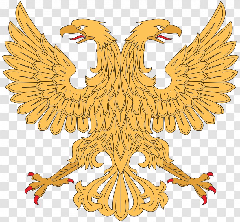 Double-headed Eagle Heraldry Byzantine Empire Coat Of Arms - Beak Transparent PNG