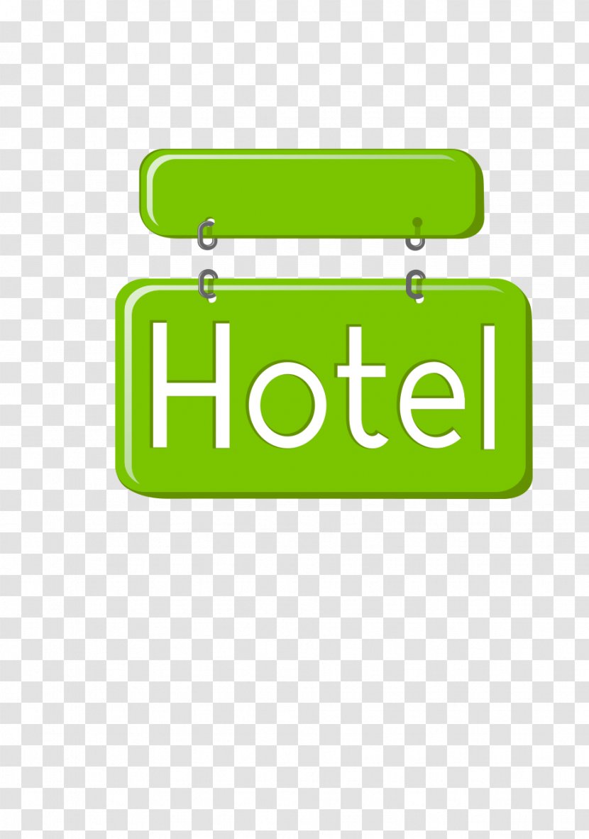 Logo Hotel Icon - Green - Hotels Brand Transparent PNG