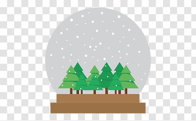 Crystal Ball Christmas Rudolph - Landscape Transparent PNG