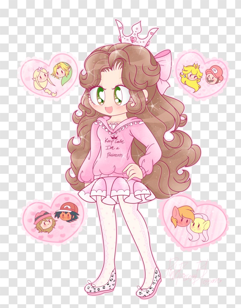 DeviantArt Princess Artist - Watercolor - Pink Transparent PNG