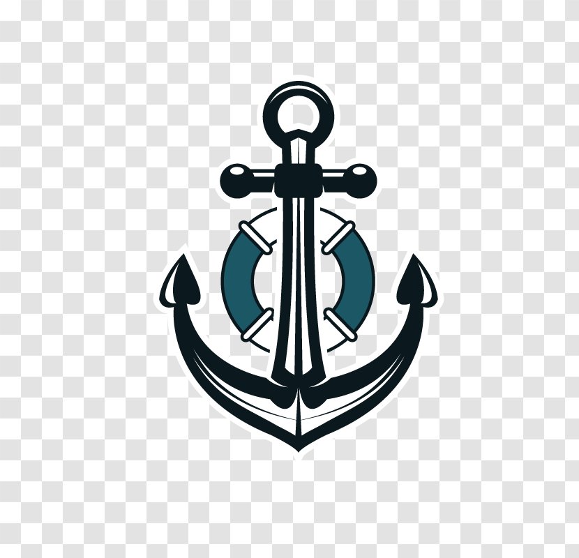 Anchor Maritime Transport Ship Sailing - Logo - Nautical Elements Vector Label,Anchors,Lifebuoy Transparent PNG