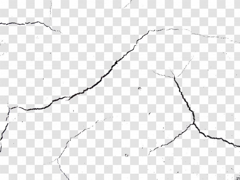 Ground Crack - Stock Photography - Black And White Transparent PNG