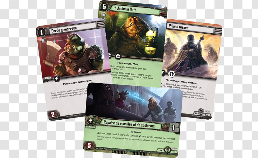 Fantasy Flight Games Star Wars LCG: I Confini Dell'Oscurita' Action & Toy Figures Expansion Pack - Jabba The Hutt Transparent PNG