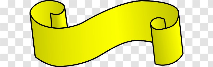 Scroll Clip Art - Yellow - Cliparts Logo Transparent PNG