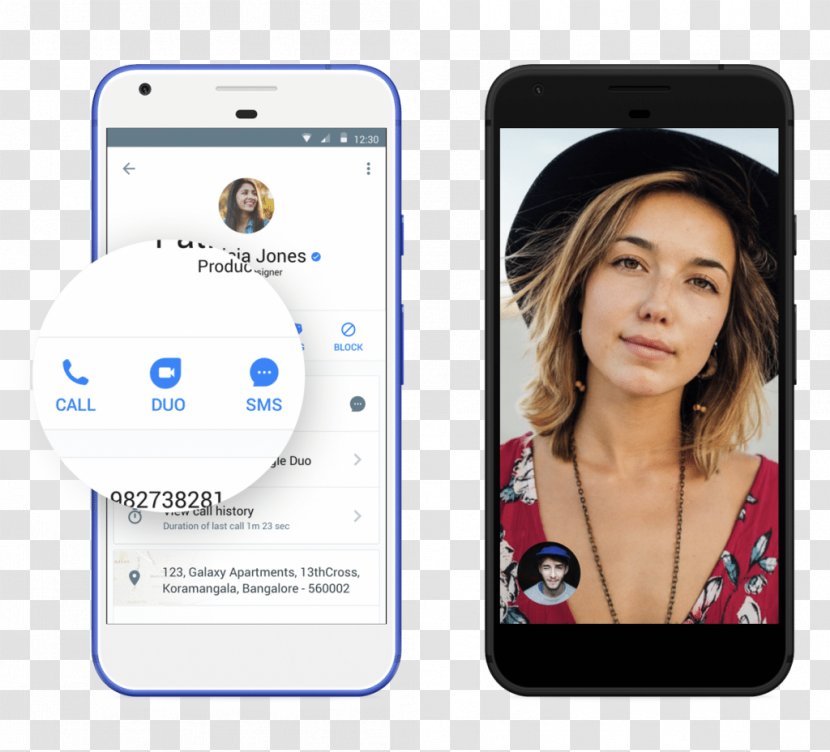 Google Duo Truecaller Videotelephony - Electronic Device Transparent PNG
