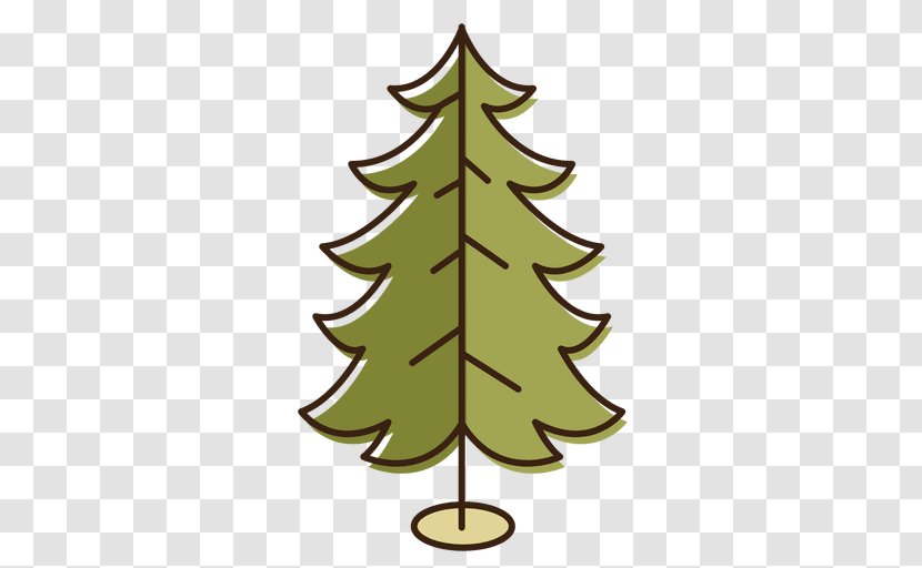 Christmas Tree Fir Drawing Transparent PNG