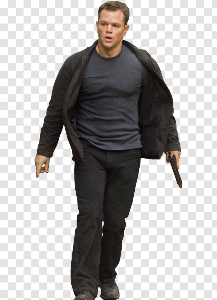 Matt Damon The Bourne Ultimatum Jason Film Series - Shoulder Transparent PNG