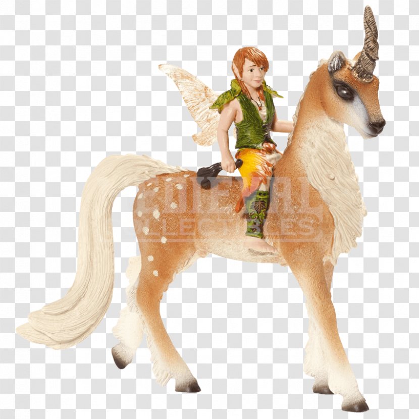 Schleich Male Elf On Forest Unicorn Playset Action & Toy Figures Transparent PNG