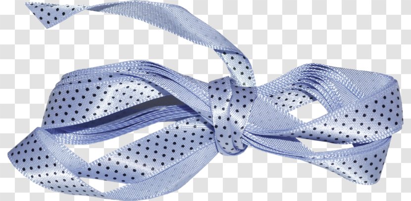 Blue Ribbon Shoelace Knot - Bow Transparent PNG