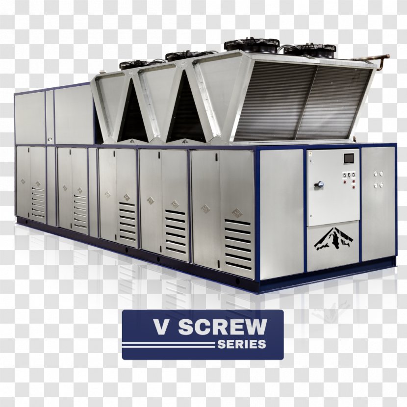 Chiller Machine Refrigeration British Thermal Unit Compressor - Screw Transparent PNG