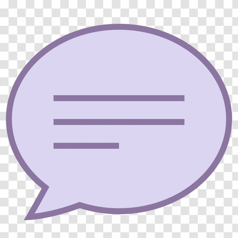 Violet Purple Lilac - Text Bubble Transparent PNG