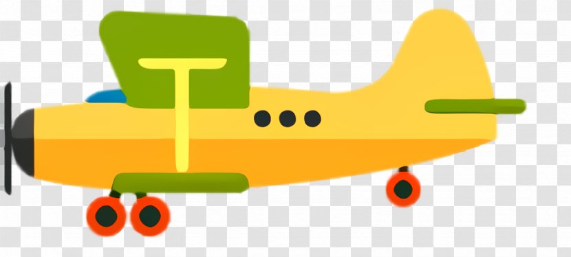 Airplane Cartoon - Model Aircraft - Propellerdriven Flight Transparent PNG