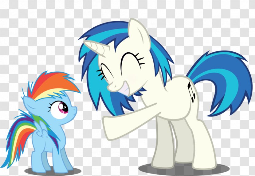 Ponyville Rainbow Dash Rarity Phonograph Record - Silhouette - Scratch Transparent PNG