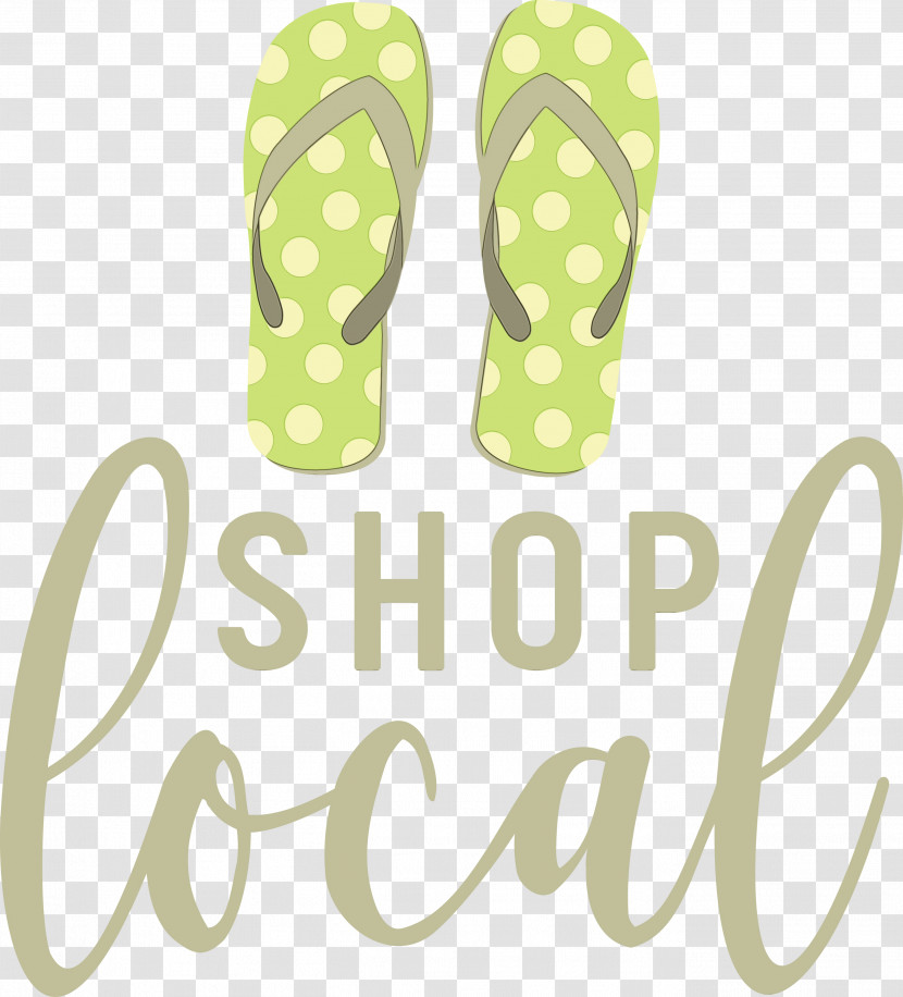 Flip-flops Sandal Logo Shoe Green Transparent PNG