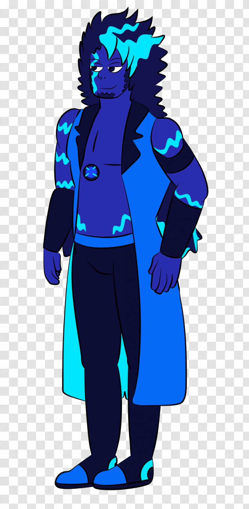 Headgear Cobalt Blue Costume Clip Art - Black Lightning Transparent PNG